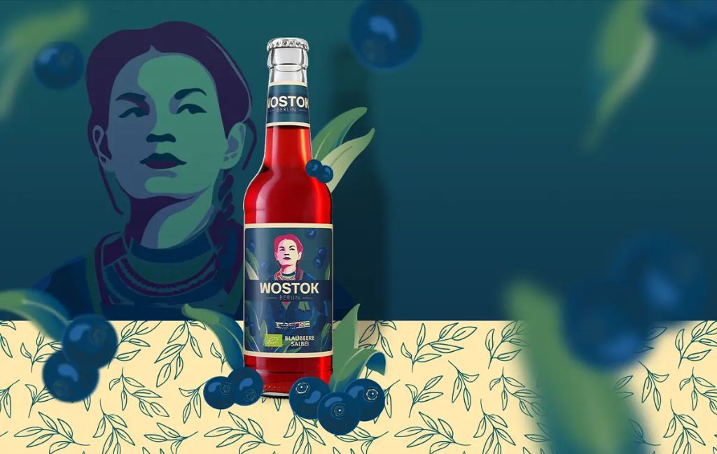 WOSTOK Blaubeere-Salbei BIO Flasche