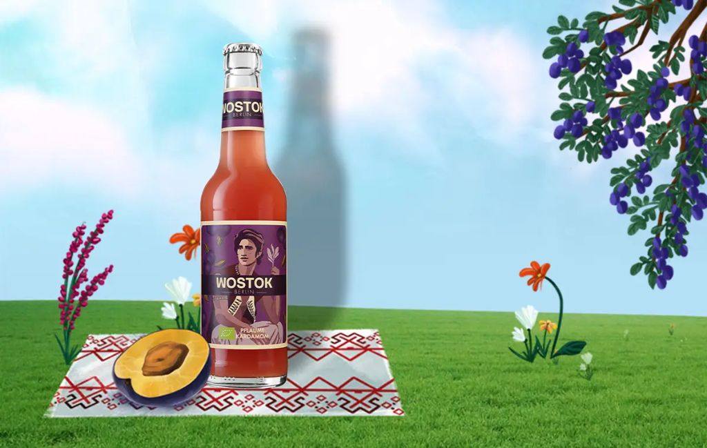 WOSTOK Pflaume-Kardamom BIO Flasche