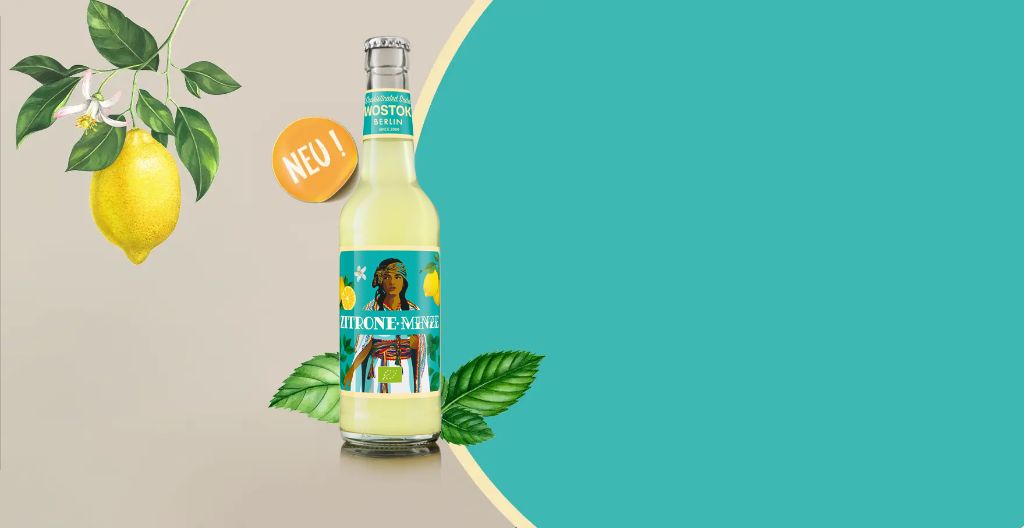 WOSTOK Zitrone-Minze BIO Flasche